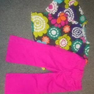New no tags Carter baby girls outfit sz 2t